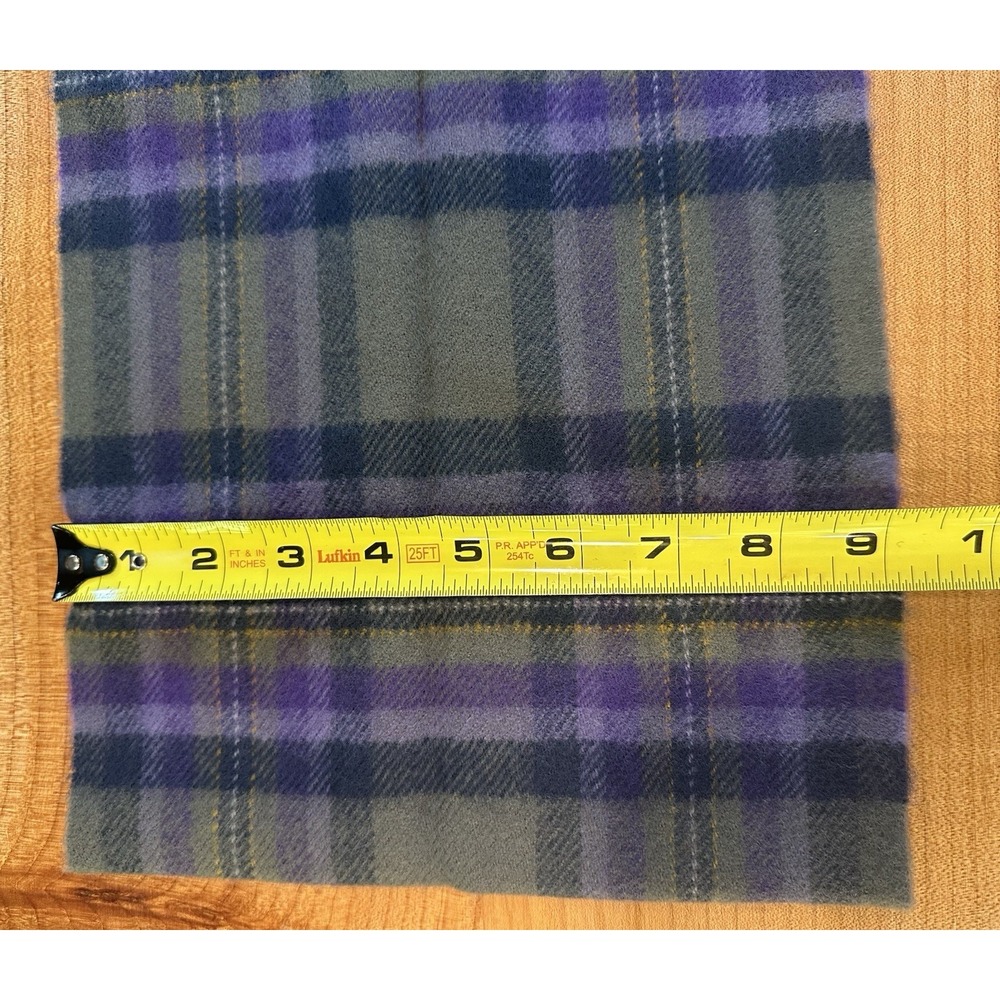 Kitlane Scotland 100% Lambswool Plaid Scarf‎ MacDonald Clan Tartan 65" - Picture 7 of 7